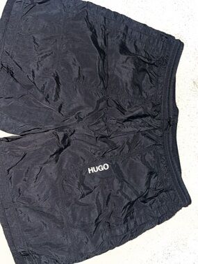 HUGO Men's Athletic Shorts in Black
